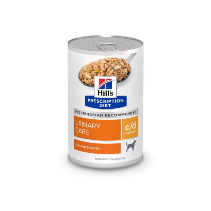 Hill's Prescription Diet c/d Multicare Urinary Care Chicken Flavor Wet Dog Food, 12 x 13 oz cans