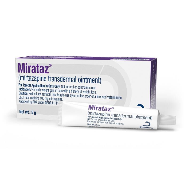 Mirataz 100 mg/tube in 5-gram tube (20 mg per 1 gram)