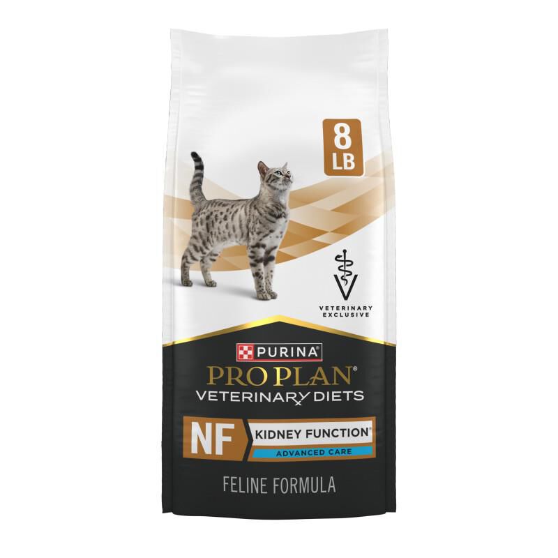 Purina Pro Plan Veterinary Diets NF Kidney Function Advanced Care Adult Dry Cat Food, 8 lbs