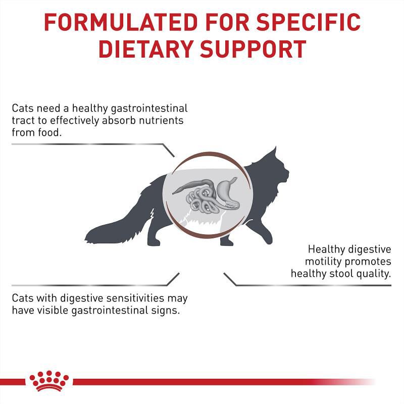 Royal Canin Veterinary Diet Adult Gastrointestinal Fiber Response Thin Slices in Gravy Canned Cat Food, 24 x 3 oz cans