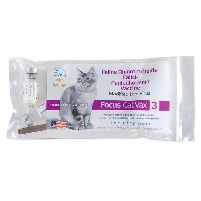 Feline Focus CAT VAX 3 Vaccine Drops 3 in 1 Cat Vaccine