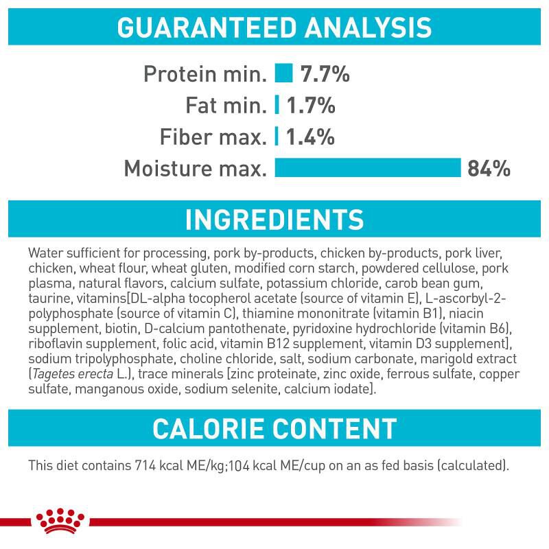 Royal Canin Feline Care Nutrition Urinary Care Adult Thin Slices in Gravy Canned Cat Food, 24 x 5.1 oz cans