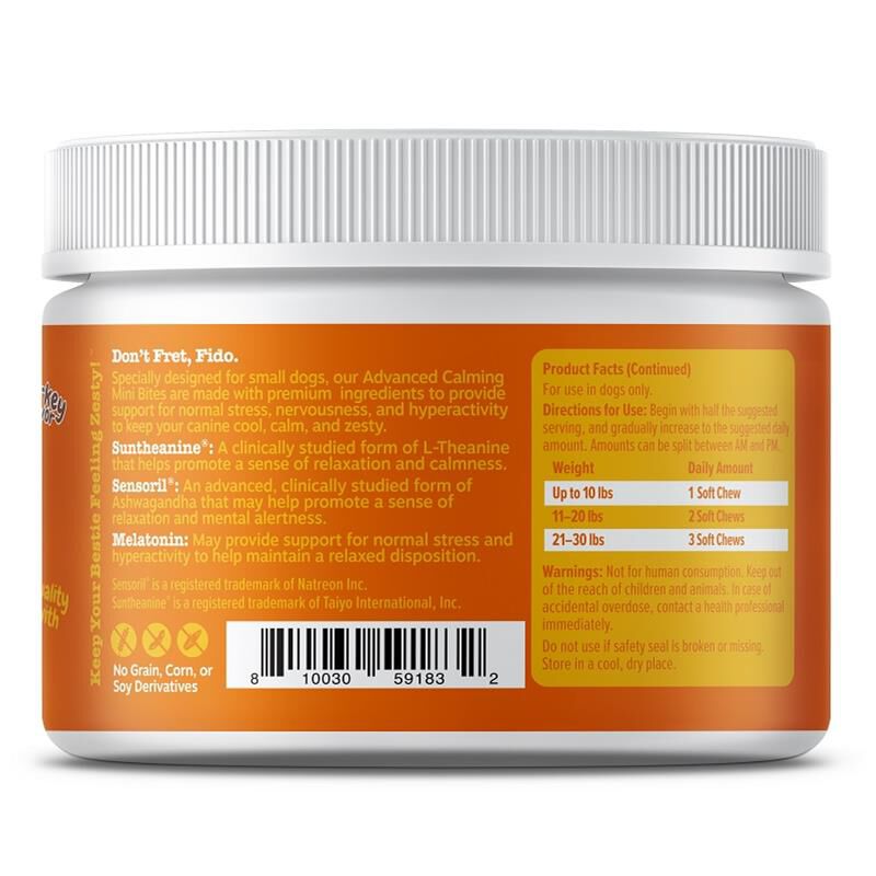 Zesty Paws Advanced Calming Mini Bites Turkey, 90 soft chews