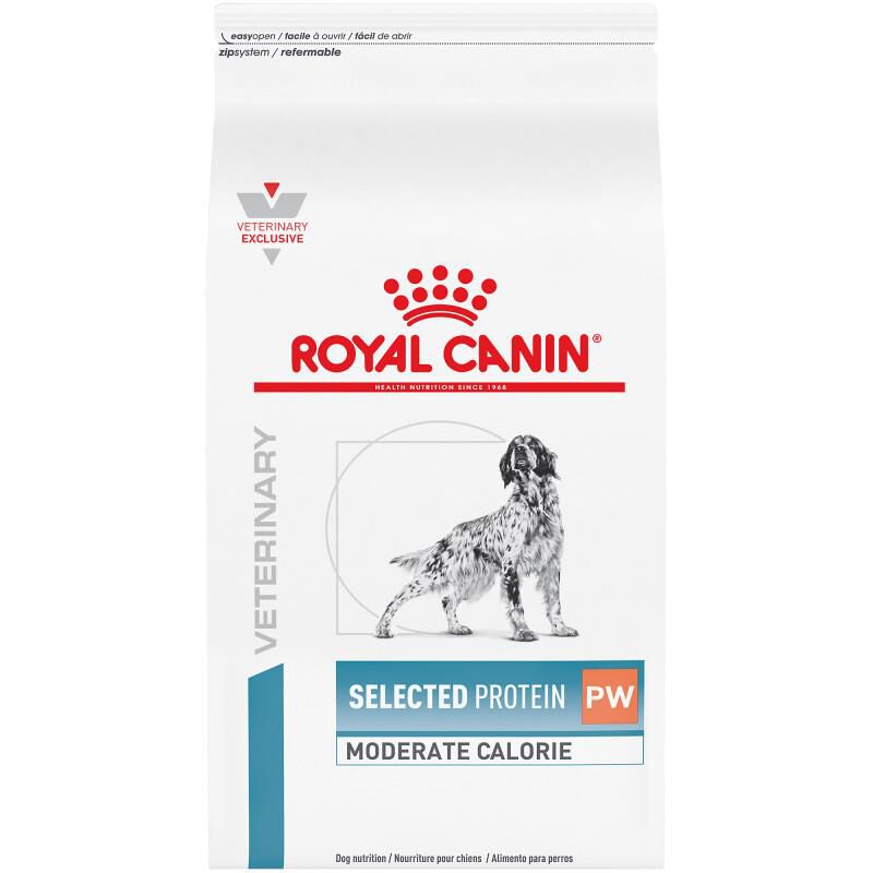 Royal Canin Veterinary Diet Selected Protein Potato & Whitefish Moderate Calorie Adult Dry Dog Food, 7.7 lb bag
