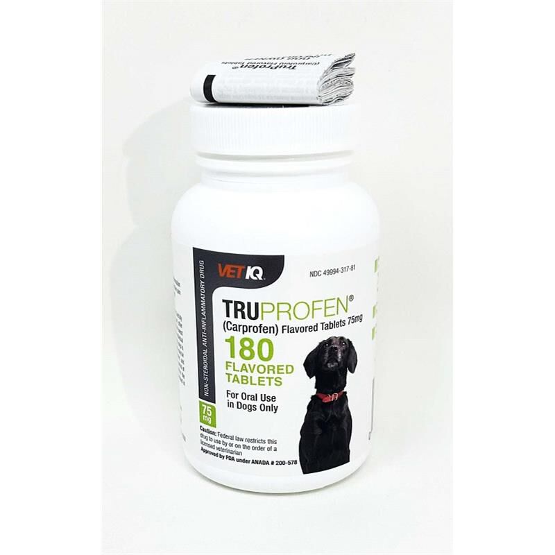 TruProfen (Carprofen) Flavored Tablets 75 mg, 180 Ct.