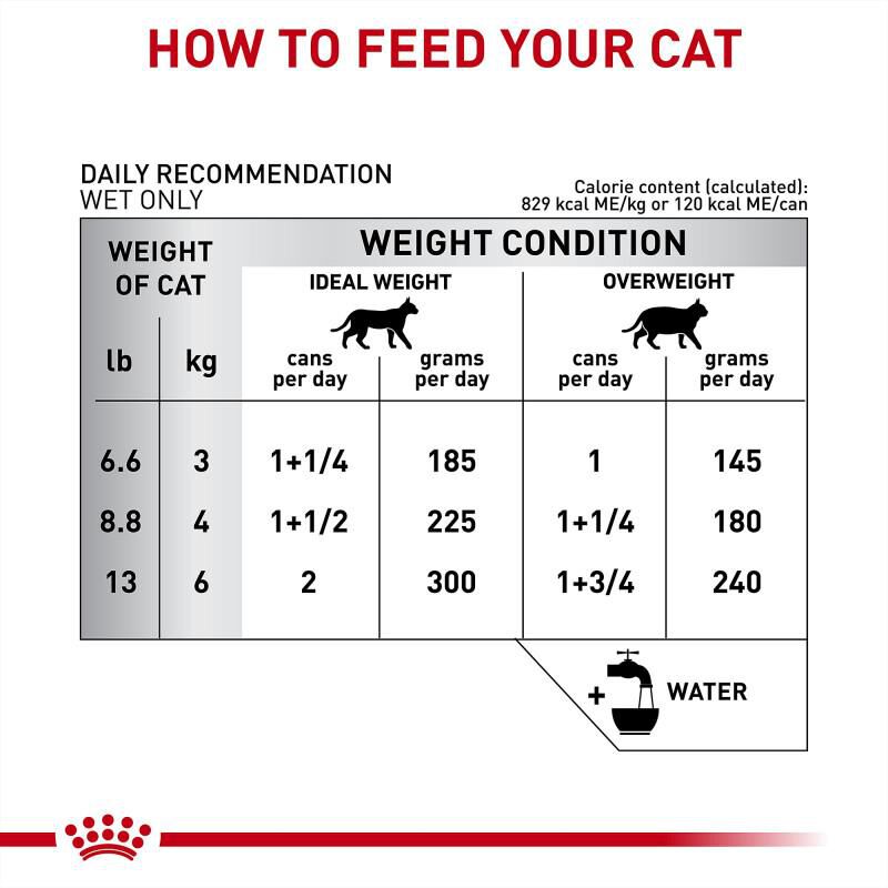 Royal Canin Veterinary Diet Adult Multifunction Urinary SO Aging 7+ and Calm Loaf in Sauce Canned Cat Food, 24 x 5.1 oz cans