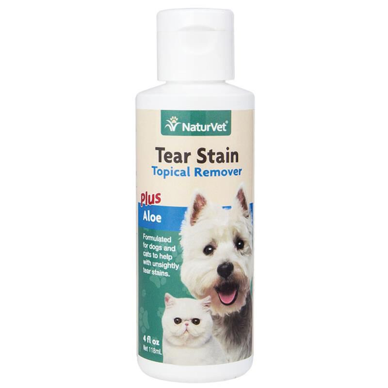 Buy NaturVet Tear Stain Remover Topical 4 Oz for dogs and cats