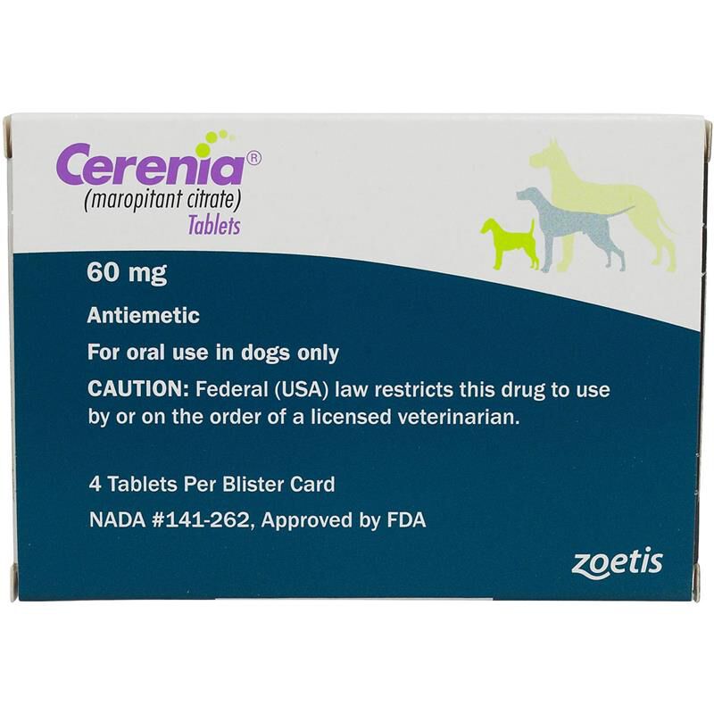Cerenia Tablets for Dogs for Vomit prevention Allivet