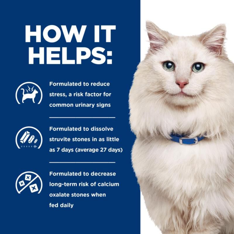 Hill's Prescription Diet c/d Multicare Stress Urinary Care with Chicken Dry Cat Food, 8.5 lb bag