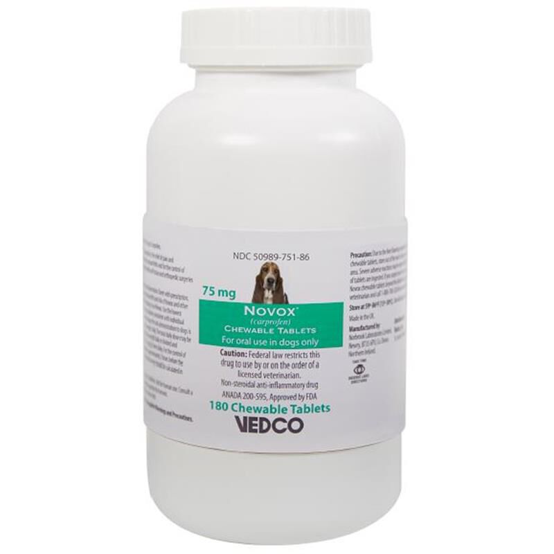 Novox Chewable Tablets, 75 mg 180 Ct.