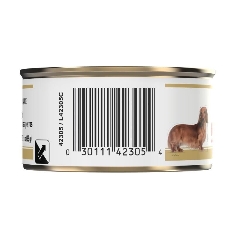 Royal Canin Breed Health Nutrition Adult Dachshund Loaf in Sauce Canned Dog Food, 24 x 3 oz cans