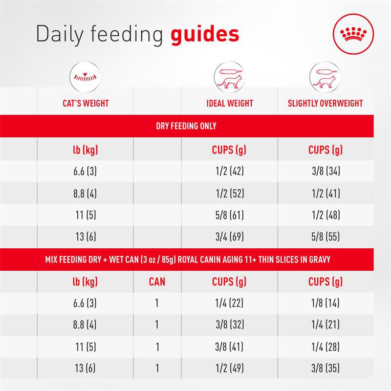 Royal Canin Health Nutrition Aging 11+ Senior Dry Cat Food, 6 lb bag