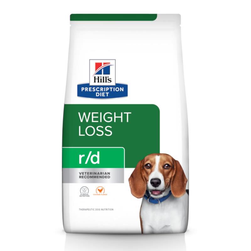 Hill's Prescription Diet r/d Weight Reduction Chicken Flavor Dry Dog Food, 27.5 lbs