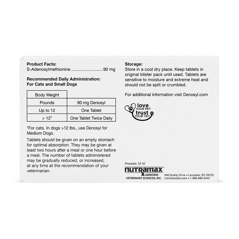 Denosyl 90 mg Small Dogs & Cats