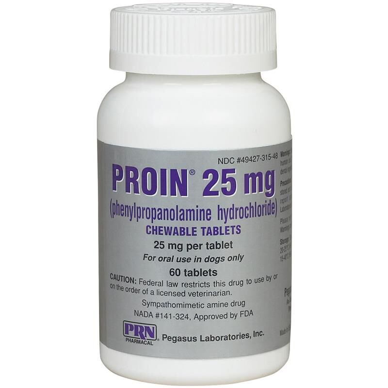 Proin Chewable Tablets for Dogs 25 mg, 60 Ct.