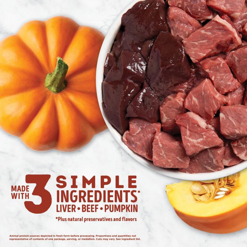 Acana Singles Beef & Pumpkin Freeze-Dried Dog Treats 3.25 oz