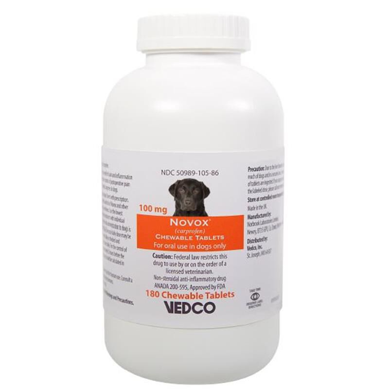Novox Chewable Tablets, 100 mg 180 Ct.