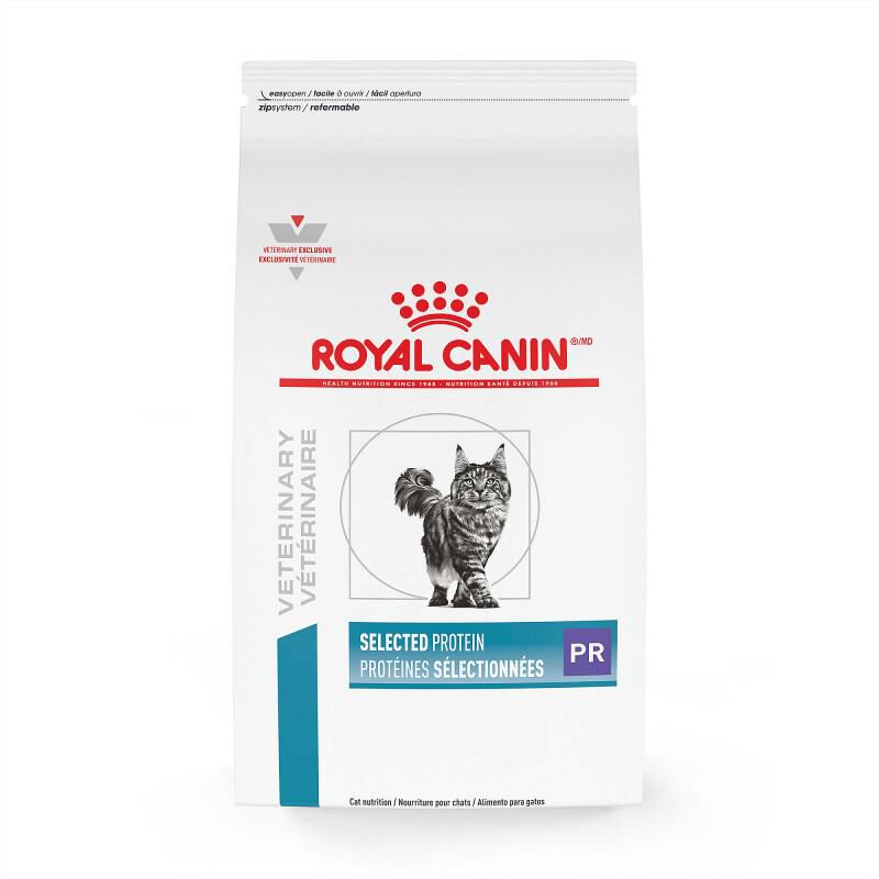 Royal Canin Veterinary Diet Selected Protein Pea & Rabbit Formula Adult Dry Cat Food, 8.8 lb bag