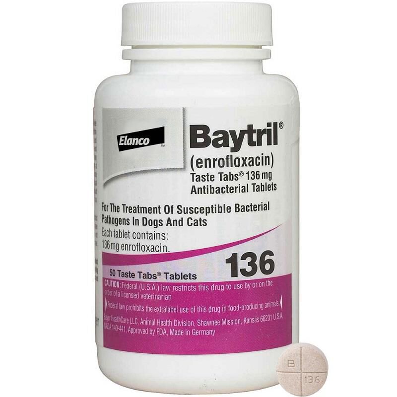 Baytril 136 mg Taste Tablet