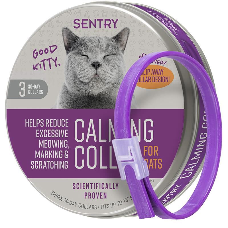 Sentry Calming Collar for Cats, 3 ct