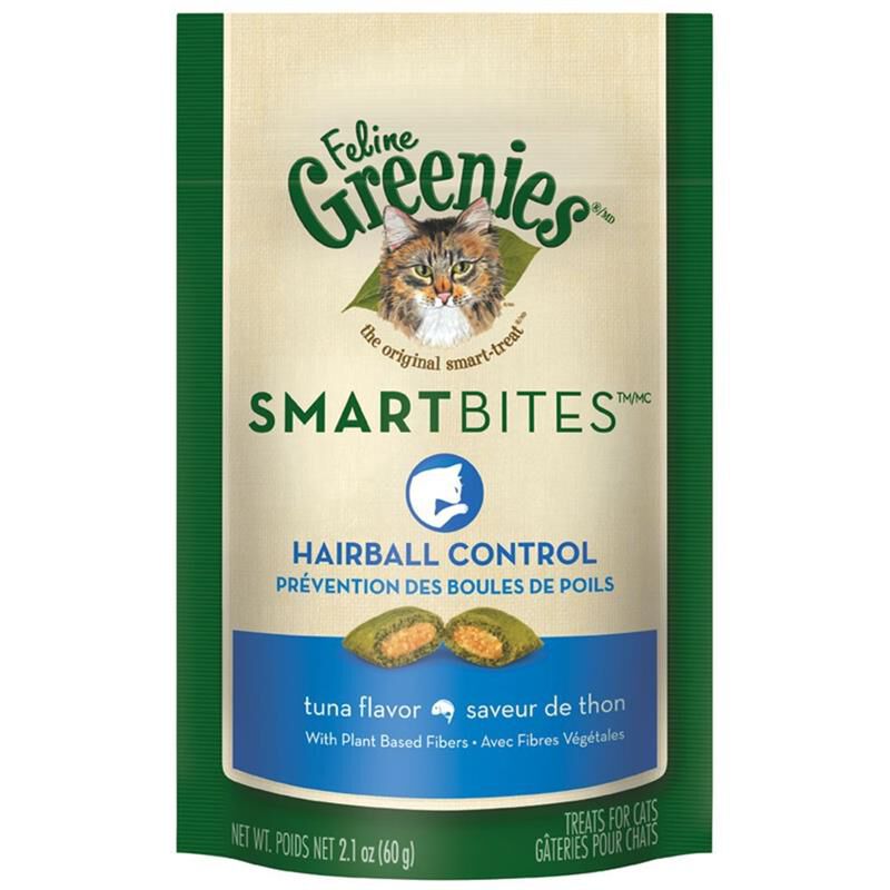 Greenies Feline Smartbites Hairball Control Treats, 2.1 oz