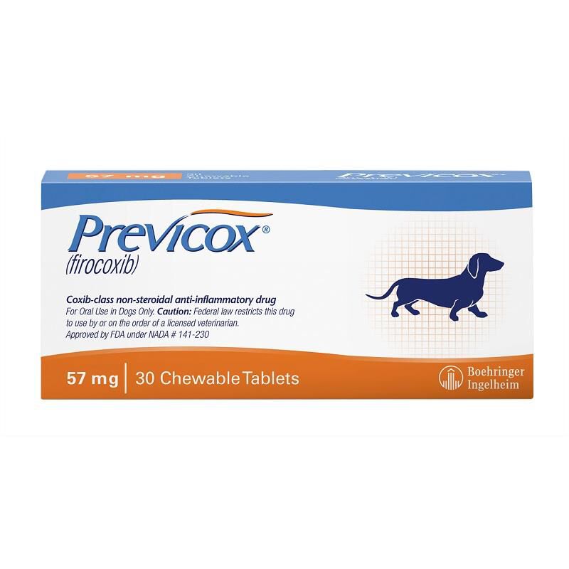 Previcox Chewable Tablets for Dogs 57 mg, 30 Ct.