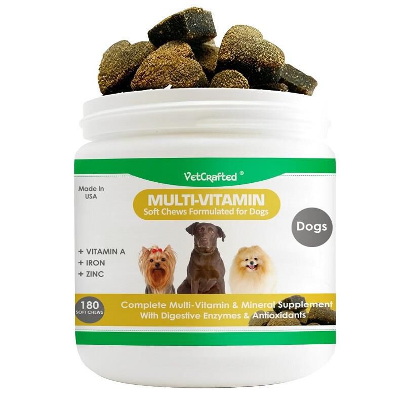 VetCrafted Multi-Vitamin Soft Chews for Dogs, 180 Ct.