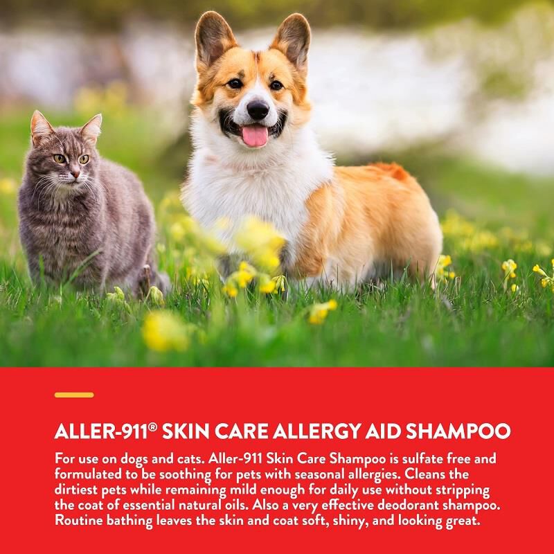 NaturVet Aller-911 Skin Care Shampoo, 16 oz