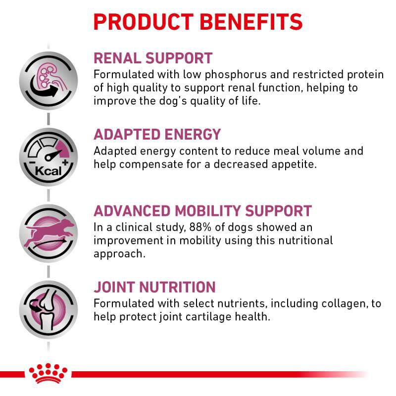 Royal Canin Veterinary Diet Adult Multifunction Renal Support + Advanced Mobility Support Dry Dog Food