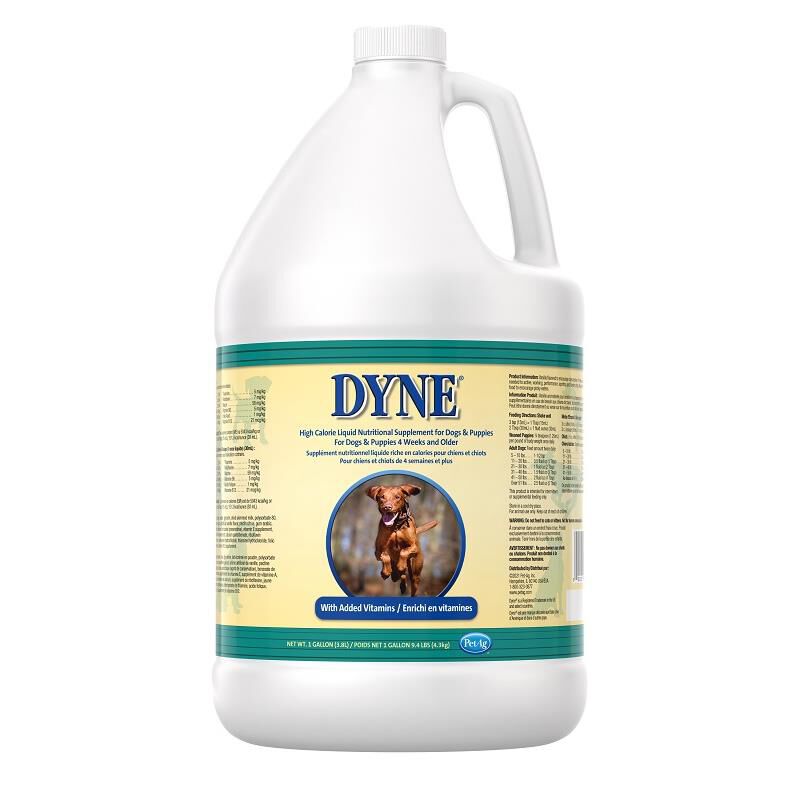 PetAg Dyne High Calorie Liquid Nutritional Supplement for Dogs & Puppies 1 gal