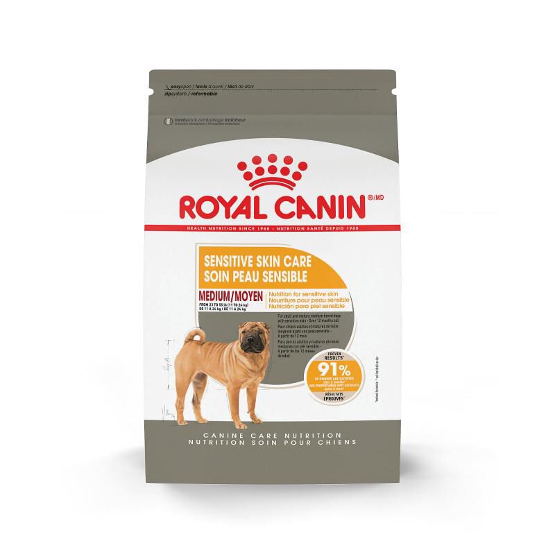 Royal Canin Canine Care Nutrition Adult Medium Sensitive Skin Care Dry Dog Food