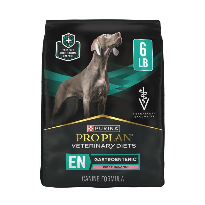 Purina Pro Plan Veterinary Diets EN Gastroenteric Fiber Balance Adult Dog Food, 6 lbs