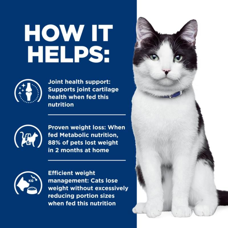 Hill's Prescription Diet j/d Joint Care + Metabolic Weight Chicken Flavor Dry Cat Food