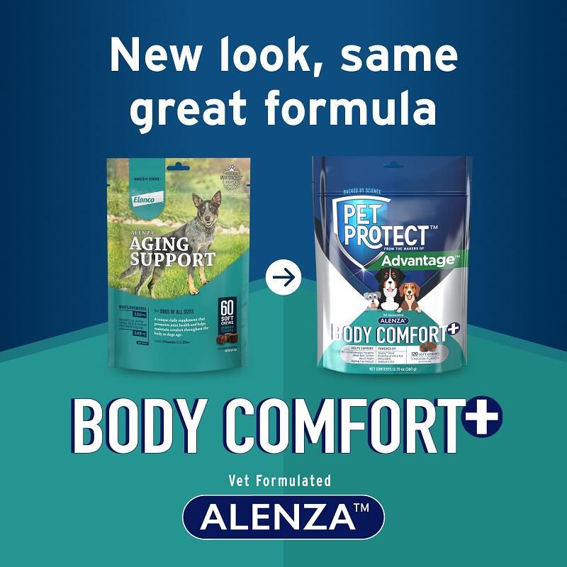 Pet Protect Body Comfort + Alenza Soft Chews for Dogs, 120 Ct.