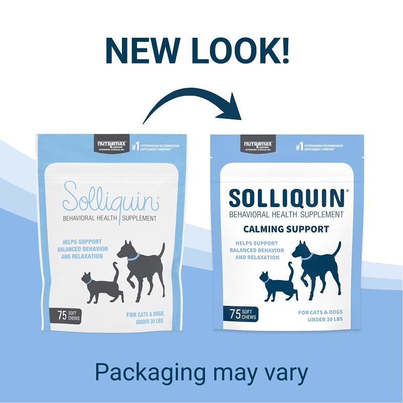Solliquin Anxiety Supplement for Small to Medium Dogs & Cats
