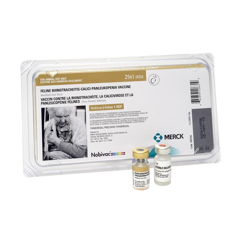 Nobivac Feline 1-HCP - 25 ds Tray