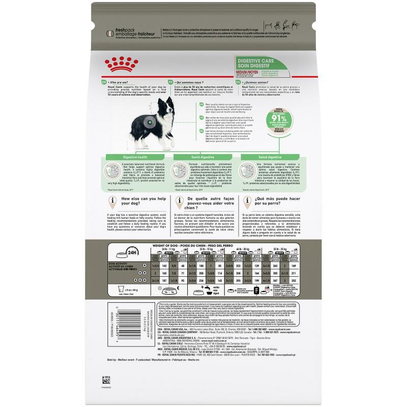 Royal Canin Canine Care Nutrition Adult Medium Digestive Care Dry Dog Food, 30 lb bag