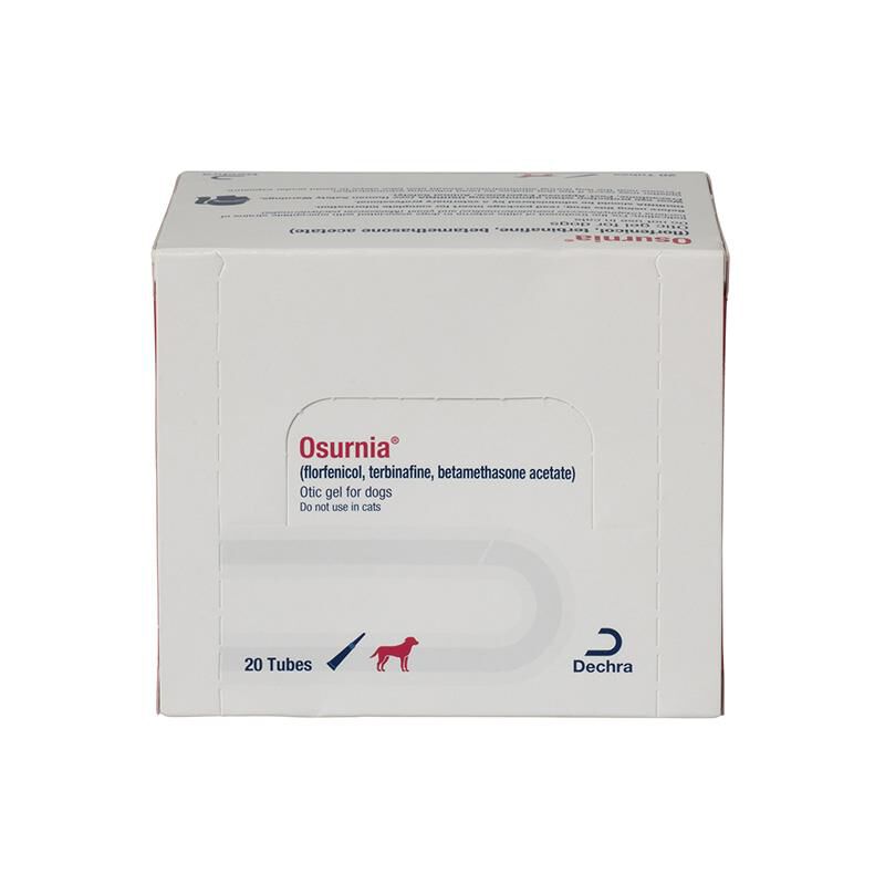 Osurnia Otic Gel for Dogs, 1 ml Tubes, 20 Ct Box