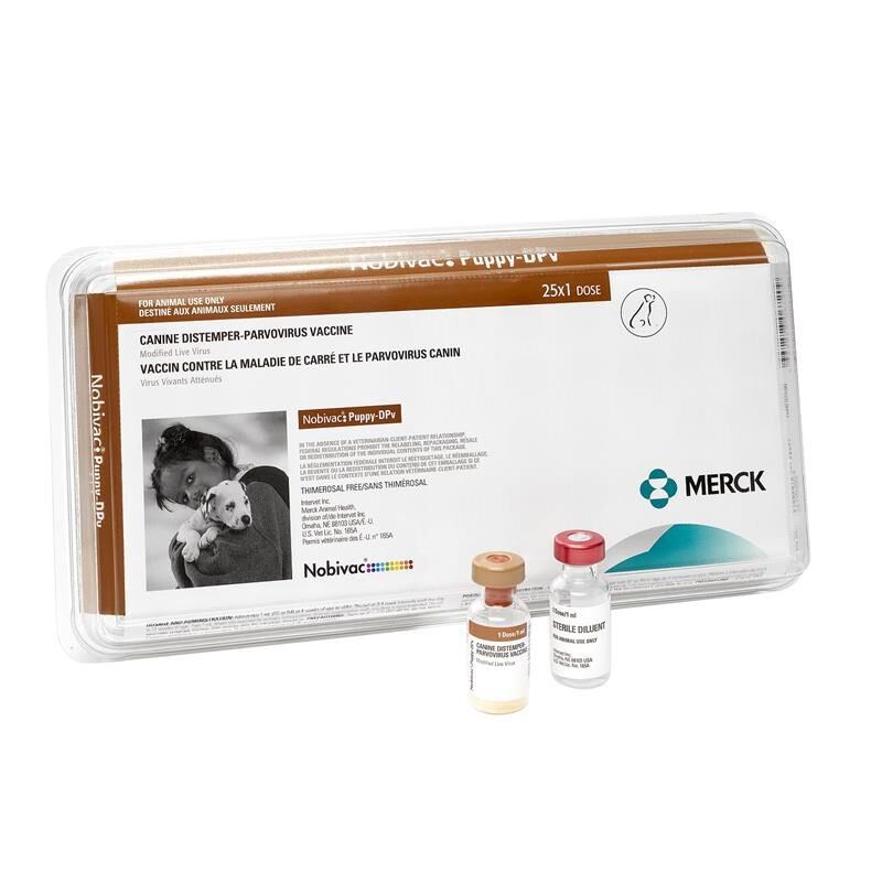 Nobivac Puppy-DPv 25 ds Tray