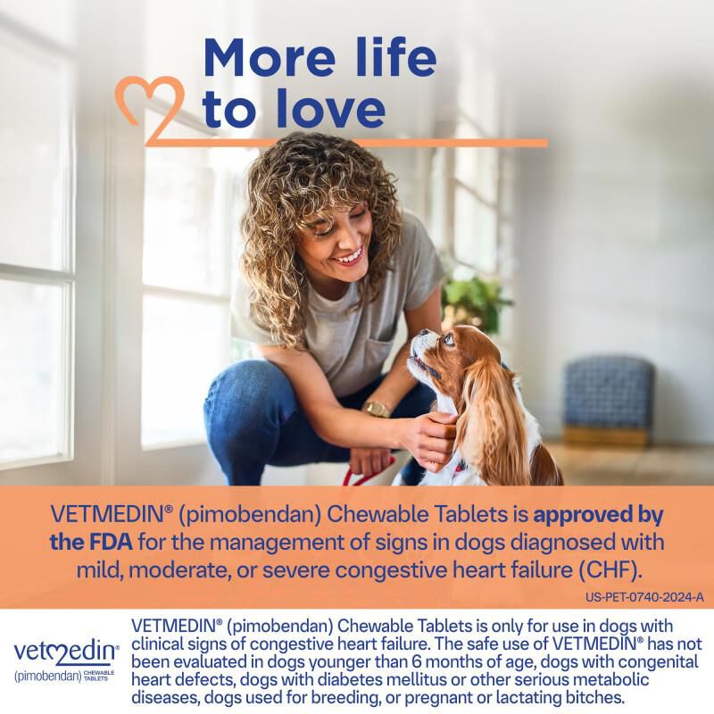 Vetmedin Chewable Tablets 5 mg, 50 Ct.