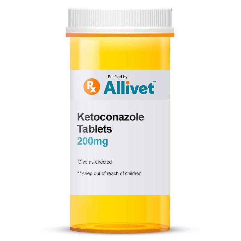 Ketoconazole 200 Mg Tablet for Dogs, Cats and Horses Allivet