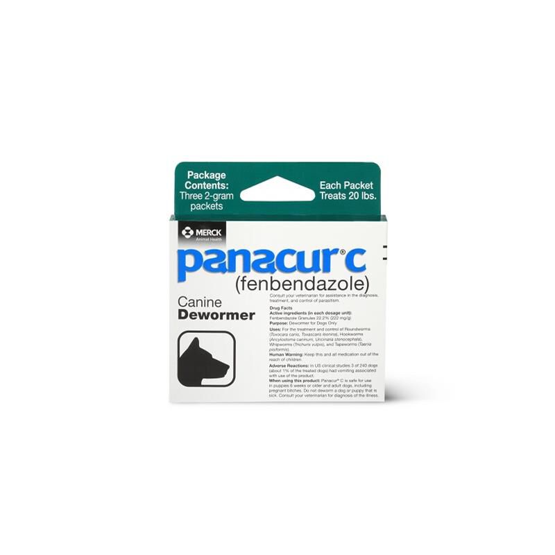 Panacur C Canine Dewormer 3x2 gm