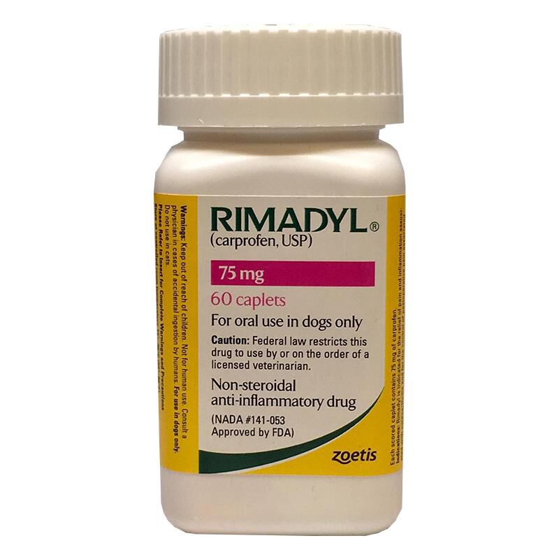 Rimadyl Caplets 75 mg 60 Ct.