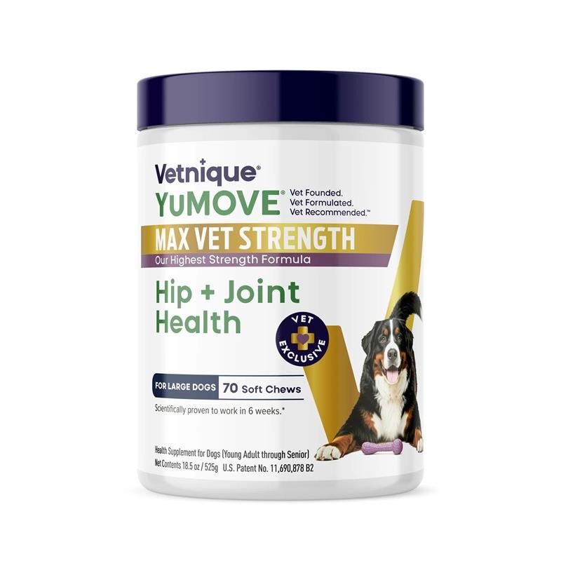 YuMove Advance 360 Max Hip & Joint Supplement for Dogs, 70 Soft Chews for Large Dogs (66 lbs to 100 lbs)