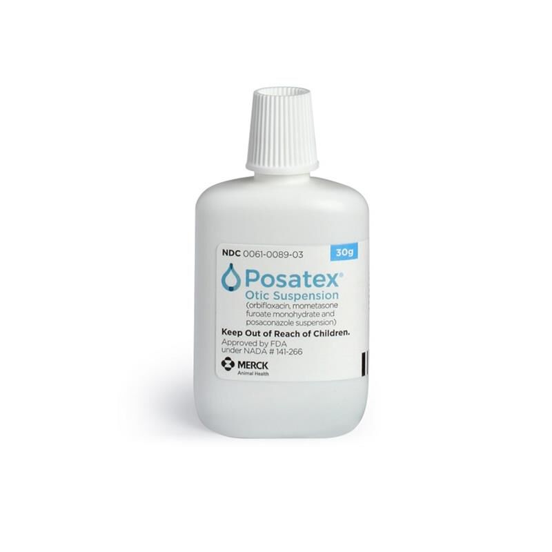 Posatex Otic Suspension 15gm Ear Drops for Dogs Allivet