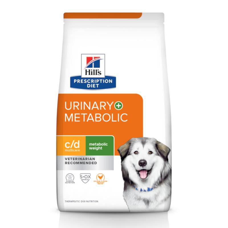 Hill's Prescription Diet c/d Multicare + Metabolic Weight Chicken Flavor Dry Dog Food, 24.5 lbs