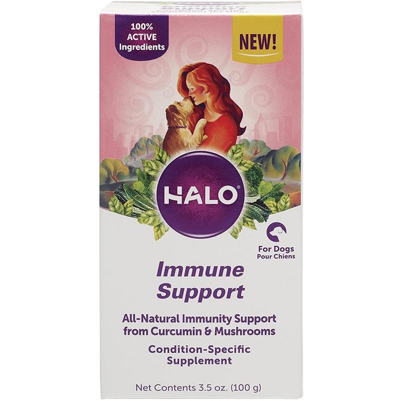 Halo Immune Support Supplement for Dogs, 3.5 oz Bottle