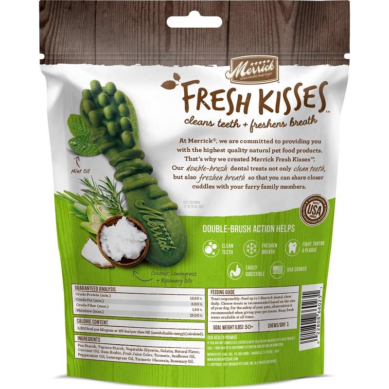 Merrick Fresh Kisses DoubleBrush Infused with Coconut + Botanical Oils for Extra Small Dogs 5