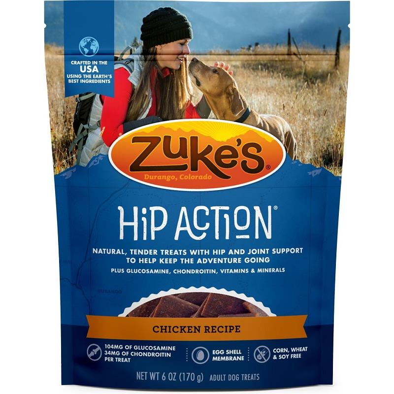 Zuke's Hip Action Chicken Dog Joint Treats Allivet