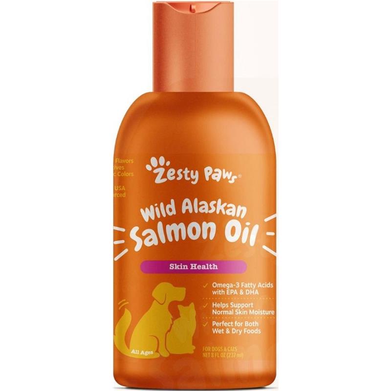 Zesty Paws Wild Alaskan Salmon Oil Skin & Coat Supplement for Dogs